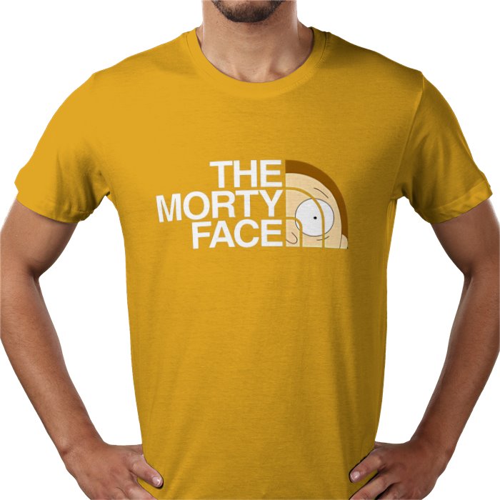 Rick & Morty x The North Face Parody - The Morty Face T-Shirt