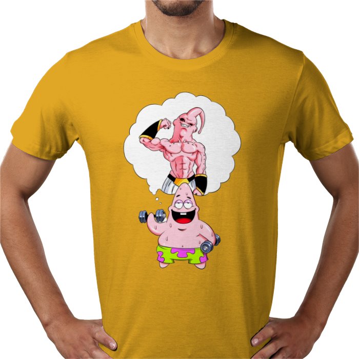 Dragon Ball Z x SpongeBob Crossover T-Shirt | DBZ Mashup Anime Tee