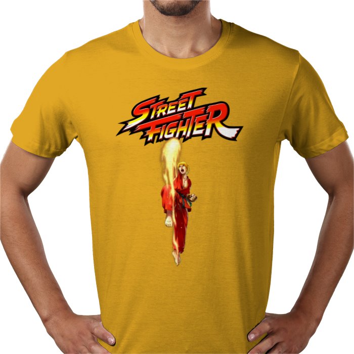 Street Fighter — Ken Dragon Punch T-Shirt