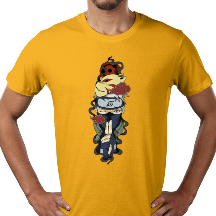 Naruto Kakashi Theme T-Shirt | Copy Ninja Anime Tee
