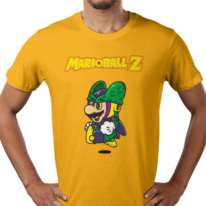 Super Mario x Dragon Ball Z Marioball Z T-Shirt | Gaming Anime Mashup Tee