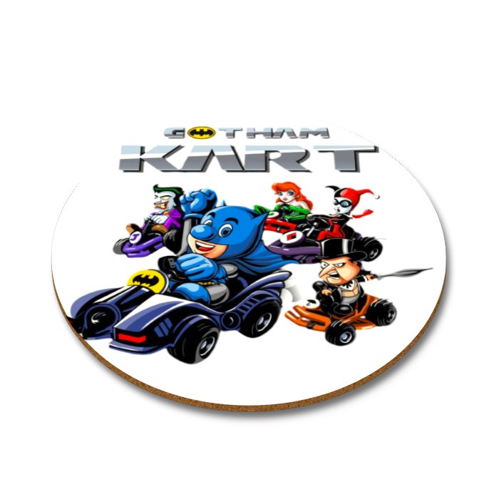 Batman The Animated Series x Mario Kart - Gotham Kart Round Coasters
