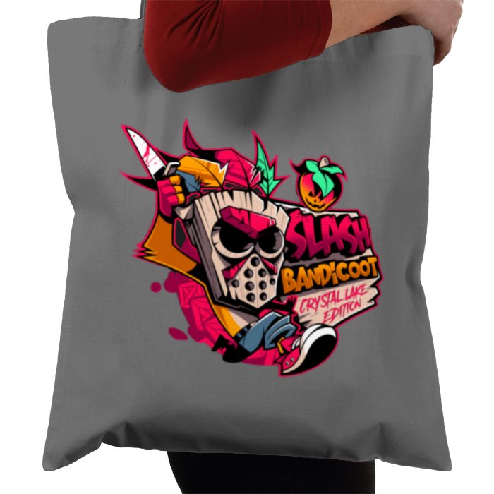 Crash Bandicoot & Friday 13th - Slash Bandicoot Tote Bag