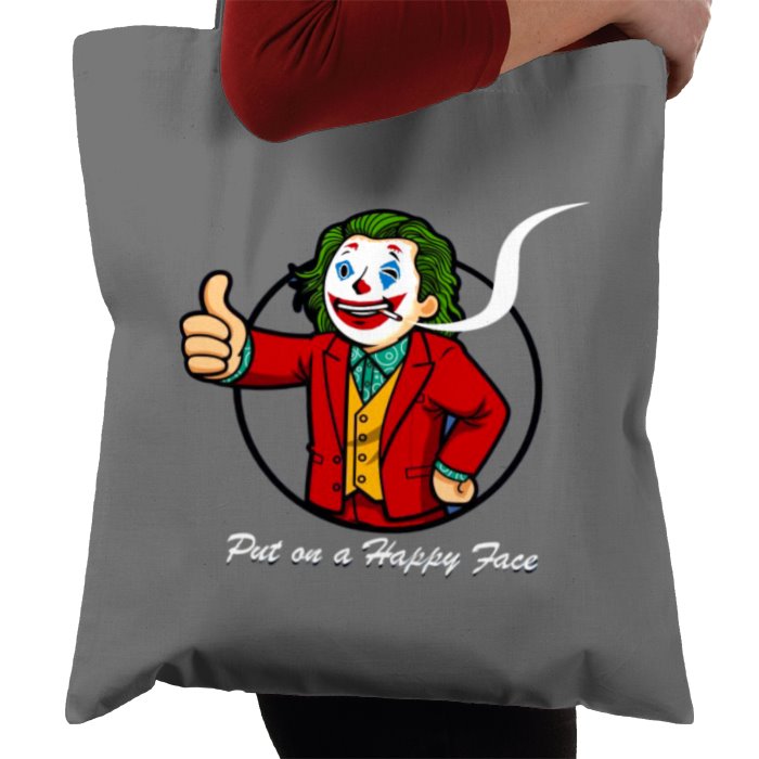 Fallout & Joker - Put On A Happy Face Tote Bag