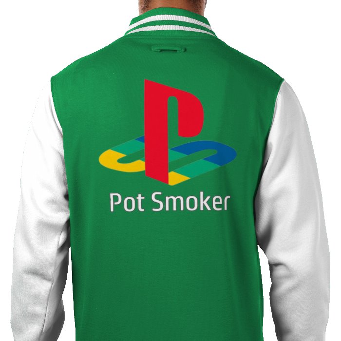 PlayStation Parody Pot Smoker Varsity Jacket