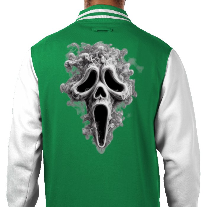 Scream - Smoke Face Varsity Jacket