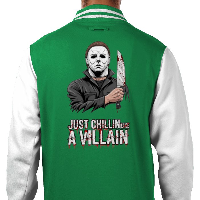 Halloween - Chilin Like A Villain Varsity Jacket