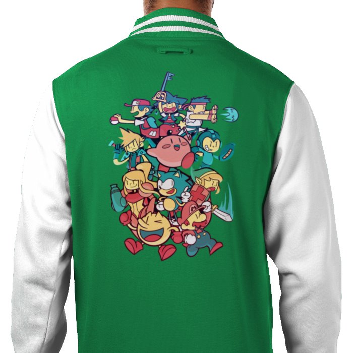 Gamer Collage 1 Varsity Jacket