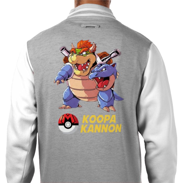 Super Mario x Pokémon - Koopa Kannon Varsity Jacket