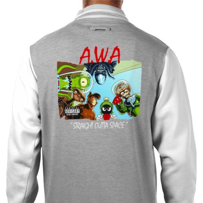 Aliens Without Attitude Varsity Jacket