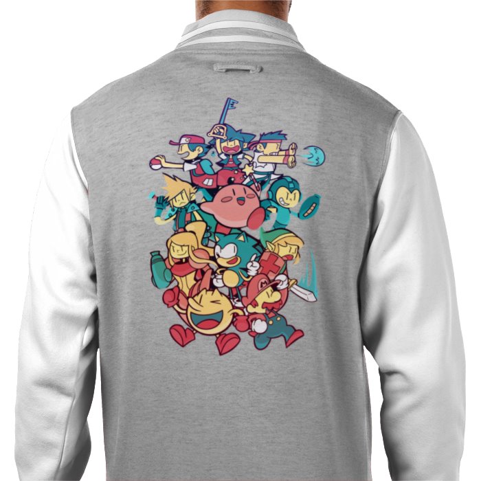 Gamer Collage 1 Varsity Jacket