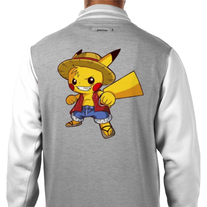 Pokémon & One Piece - PikaLuff Varsity Jacket