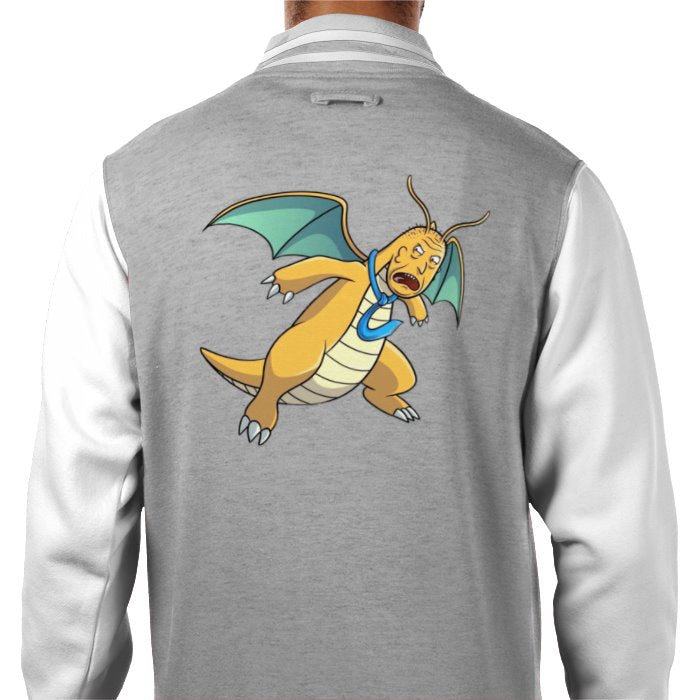 Rick & Morty & Pokémon - Dragonite Varsity Jacket