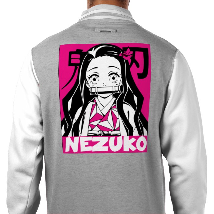 Demon Slayer - Nezuko Theme 3 Varsity Jacket