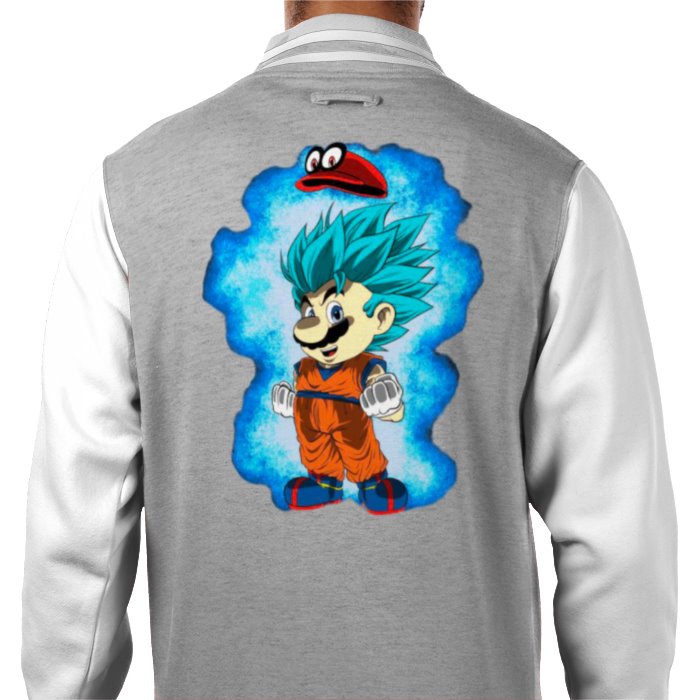 Dragonball Z & Super Mario Bro's - Saiyan Bro's Varsity Jacket