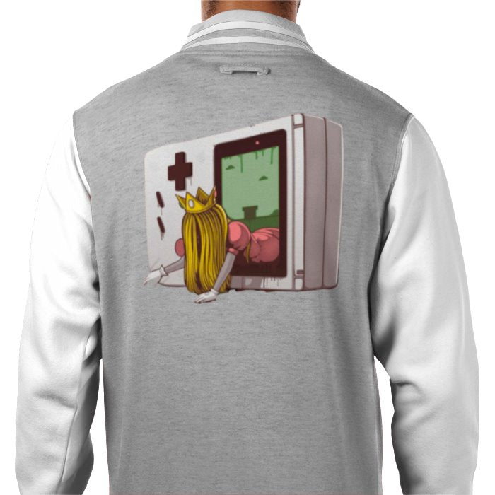 Nintendo Game Boy & Super Mario Bro's & The Ring - Princess Samara Varsity Jacket