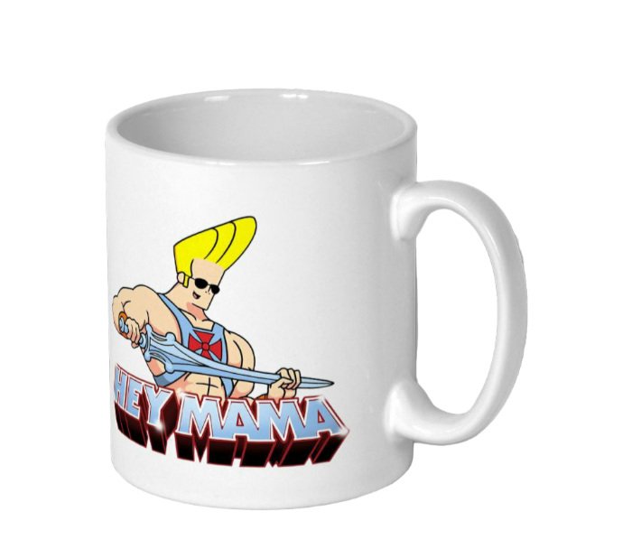 Johnny Bravo & He-Man - Hey Mama Mug