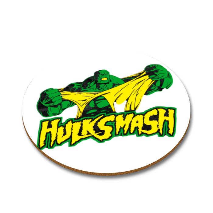 Hulk Smash Round Coasters