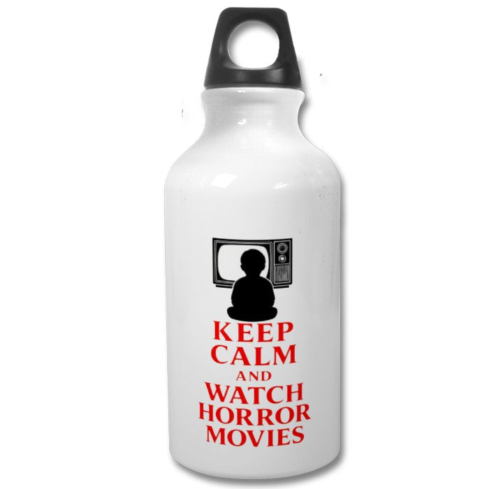 Keep Calm And Watch Horror Movies Water Bottle