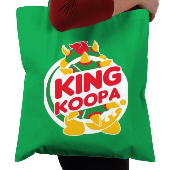 Super Mario Bro's & Burger King - King Koopa Tote Bag