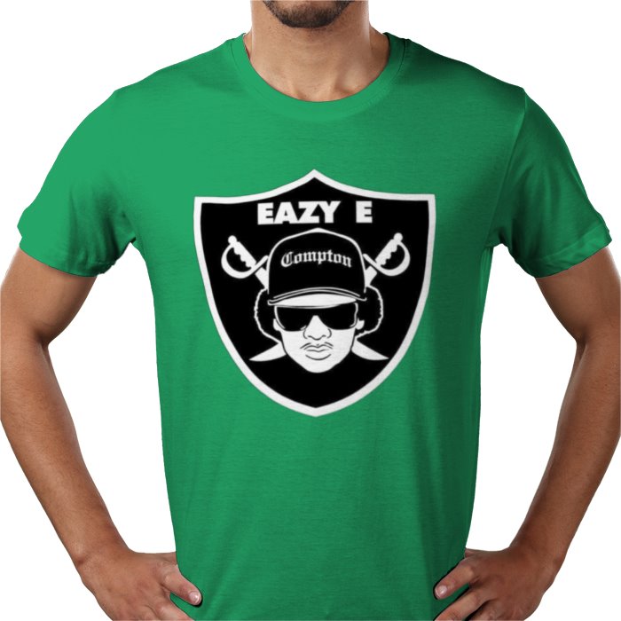 Eazy E - Raiders Badge T-Shirt