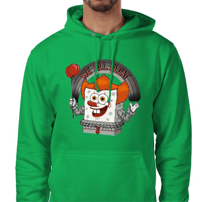 Pennywise IT x SpongeBob Square Pants - We All Float Pocket Hoodie