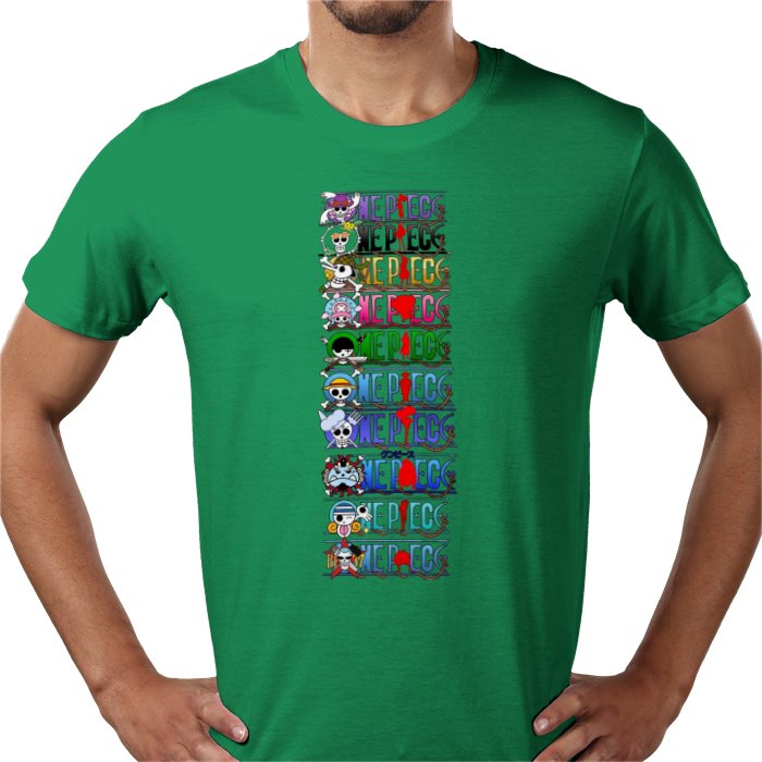 One Piece Stacked Logo T-Shirt | Grand Line Anime Tee