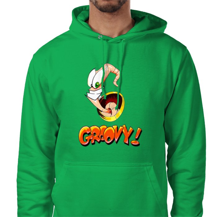 Earth Worm Jim - Groovy Value Hoodie