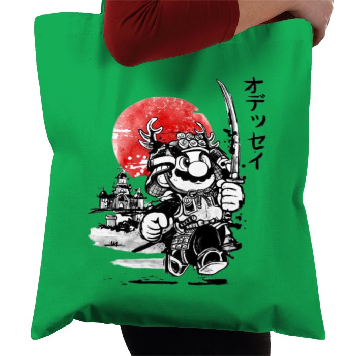 Super Mario Bro's - Samurai Mario Tote Bag