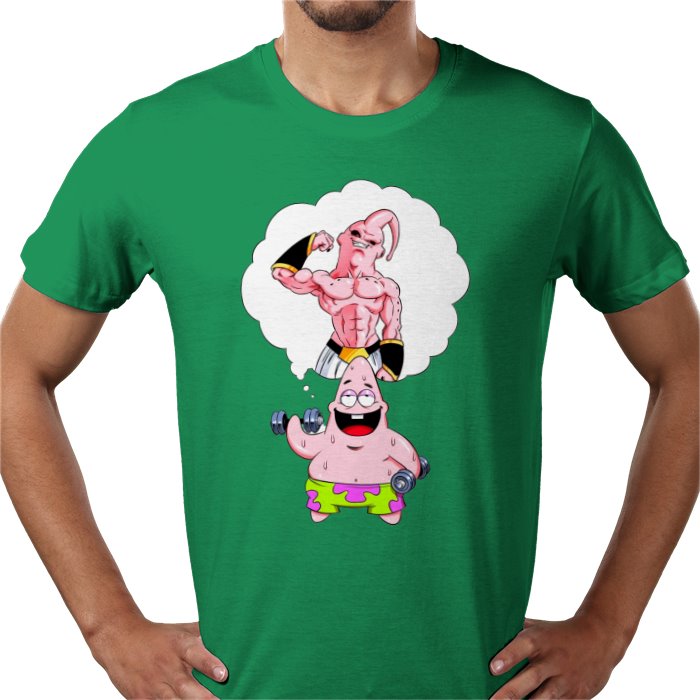 Dragon Ball Z x SpongeBob Crossover T-Shirt | DBZ Mashup Anime Tee