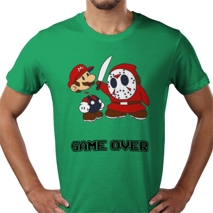 Super Mario T-Shirt | Game Over Retro Gaming Graphic Tee