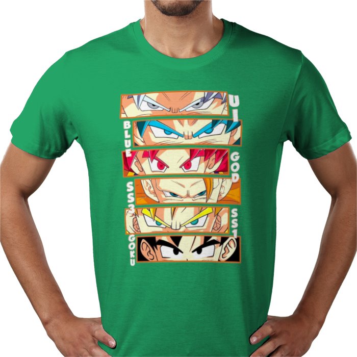 Dragon Ball Z Goku Eyes T-Shirt | Super Saiyan Anime Tee