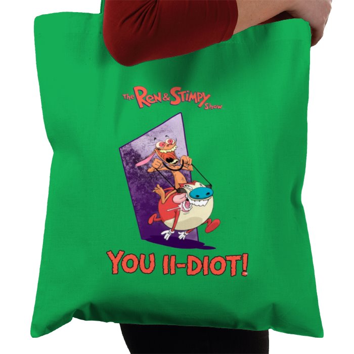 Ren & Stimpy - You Idiot Tote Bag