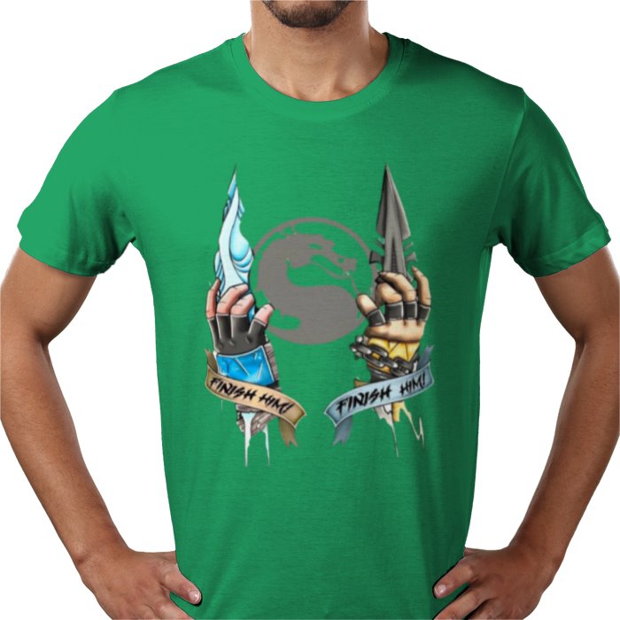 Mortal Kombat - Finish Him Kombat Hands T-Shirt
