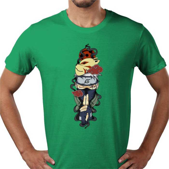 Naruto Kakashi Theme T-Shirt | Copy Ninja Anime Tee