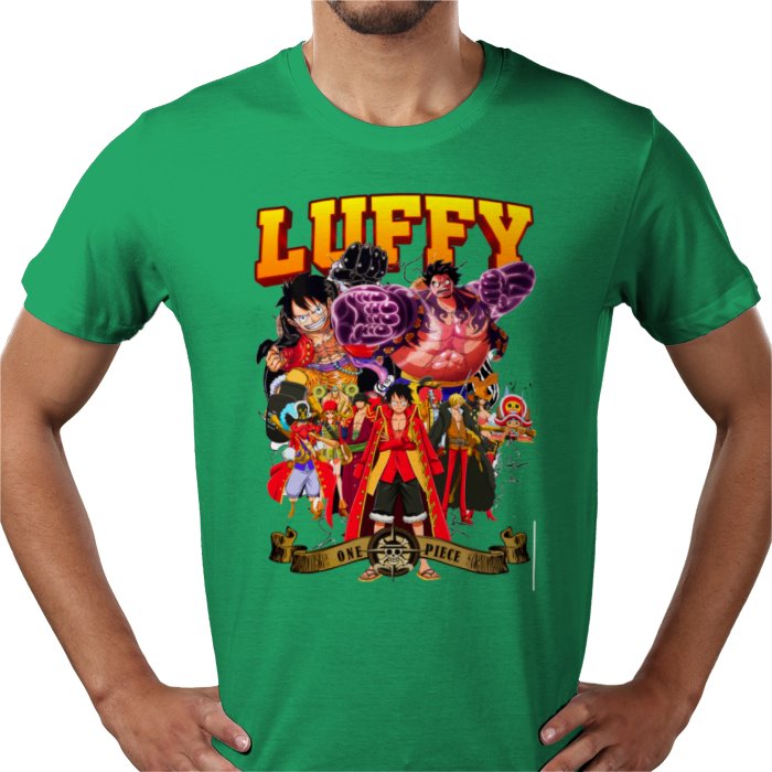 One Piece Luffy Theme 2 T-Shirt | Straw Hat King Anime Tee