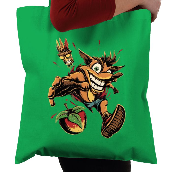 Crash Bandicoot Theme Tote Bag