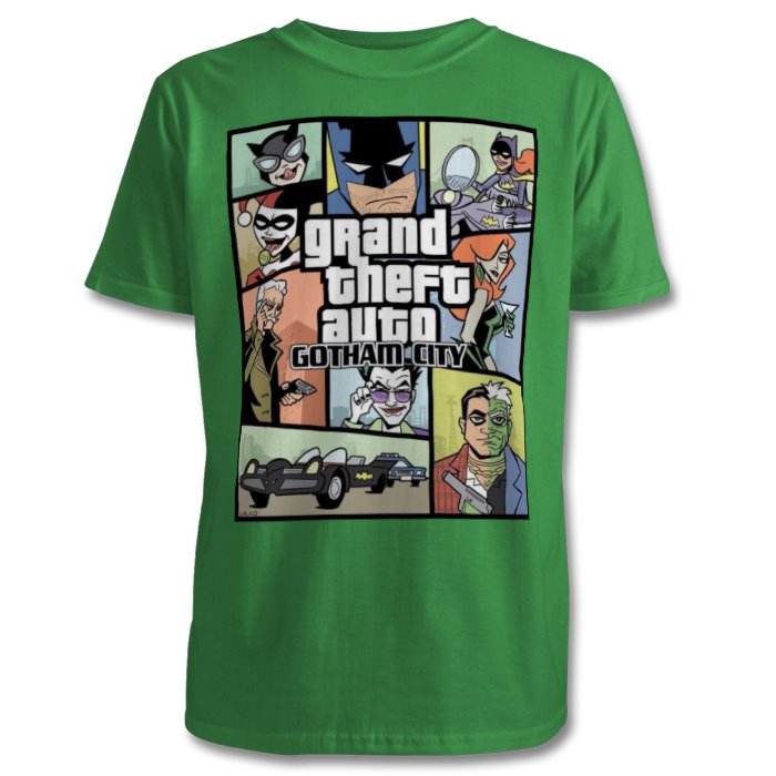 Batman & Grand Theft Auto - Grand Theft Auto Gotham T-shirt