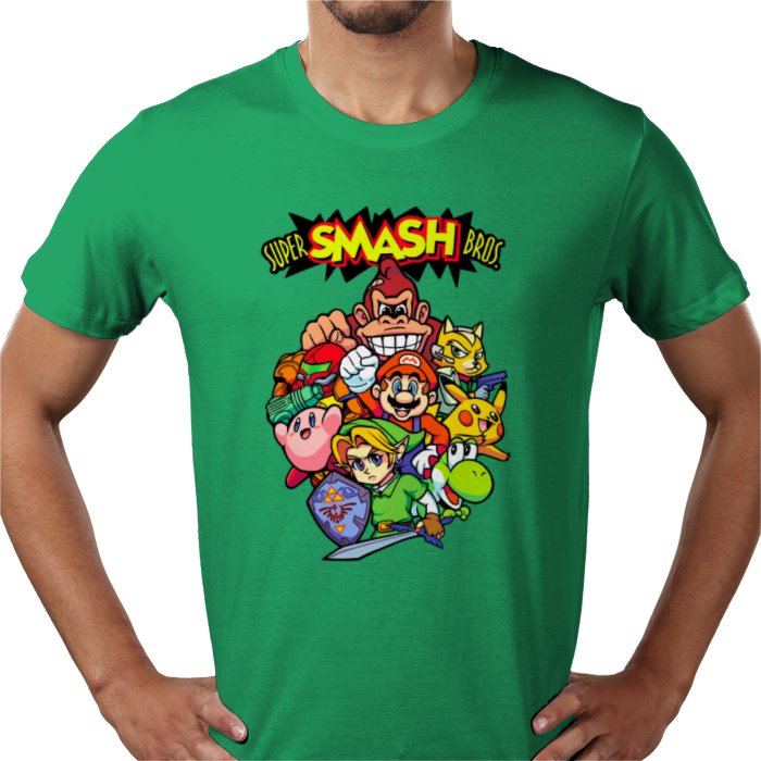 Super Smash Bros - Collage T-shirt
