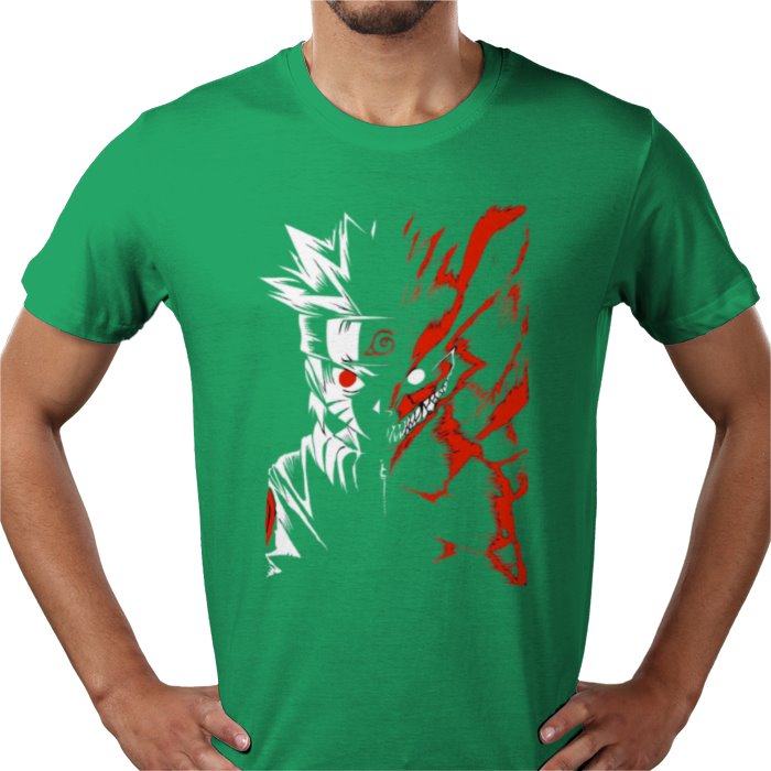 Naruto Nine-Tails T-Shirt | Kurama Fox Spirit Anime Tee