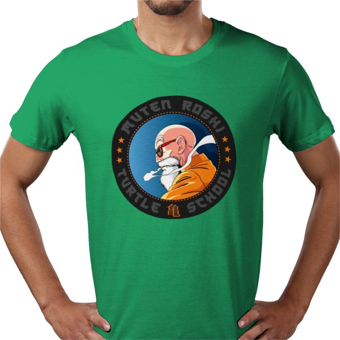 Dragon Ball Z Roshi Badge T-Shirt | Turtle Hermit Anime Tee