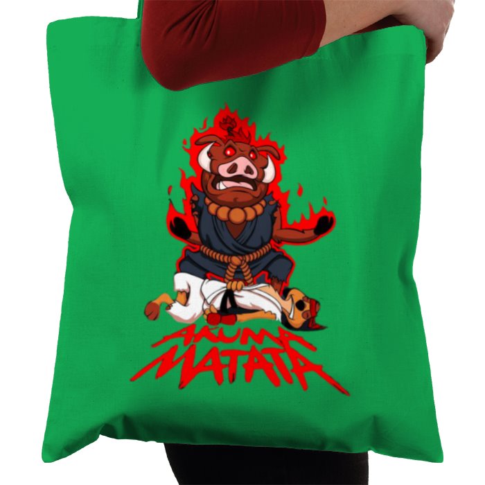 Timone & Pumba x Street Fighter - Akuma Mutata Tote Bag