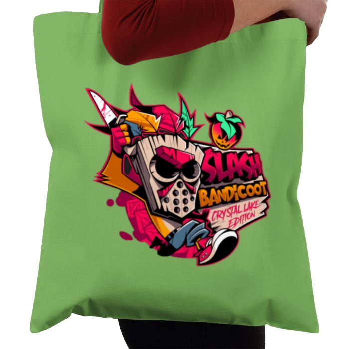 Crash Bandicoot & Friday 13th - Slash Bandicoot Tote Bag