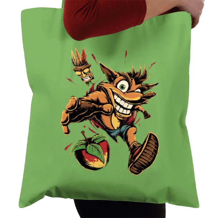 Crash Bandicoot Theme Tote Bag