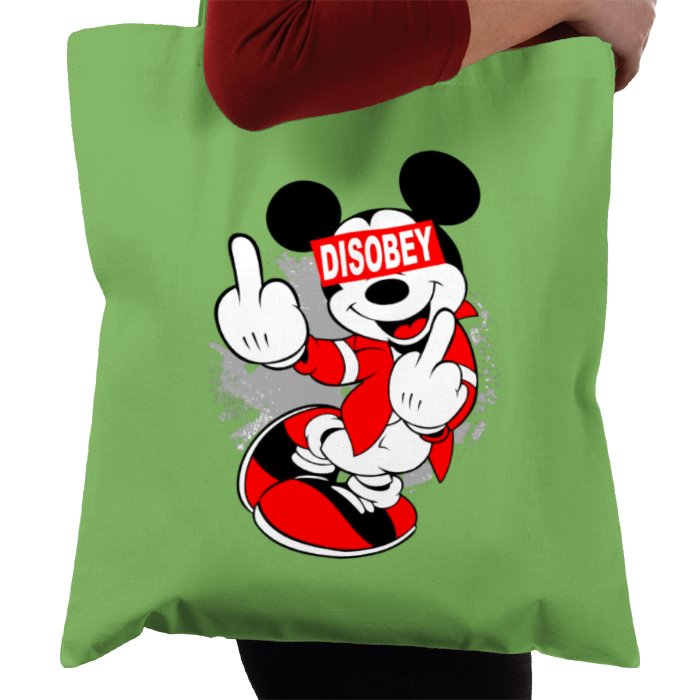 Mickey Mouse - Disobey Tote Bag