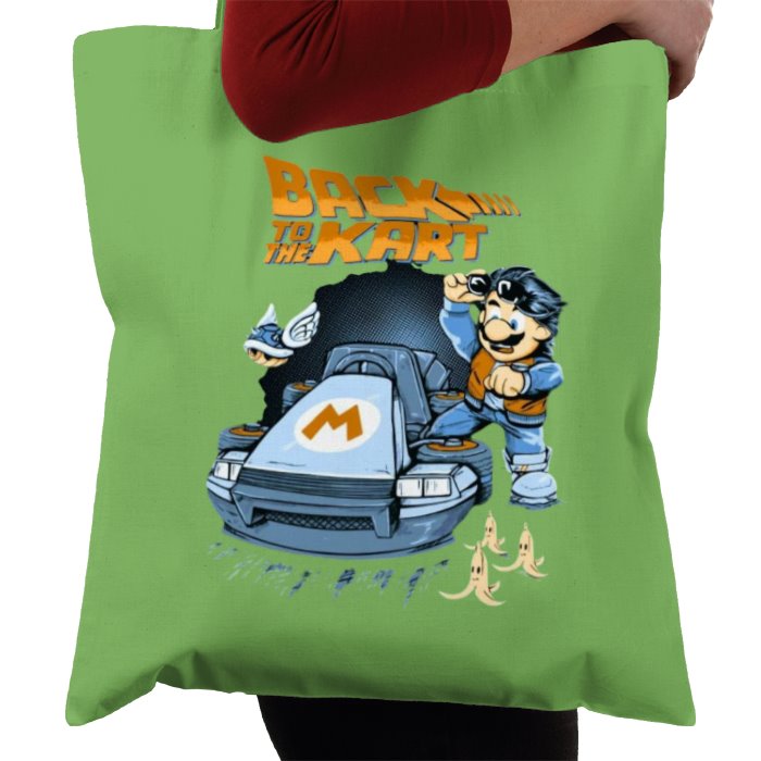 Mario Kart & Back To The Future - Back To The Kart Tote Bag