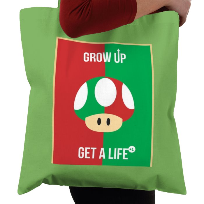 Super Mario Bro's - Get A Life Tote Bag