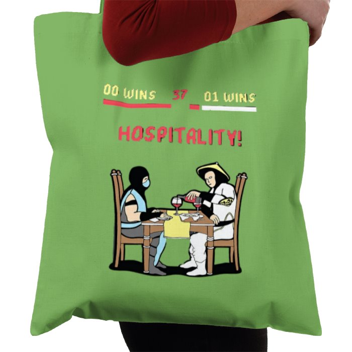 Mortal Kombat - Hospitality Wins Tote Bag