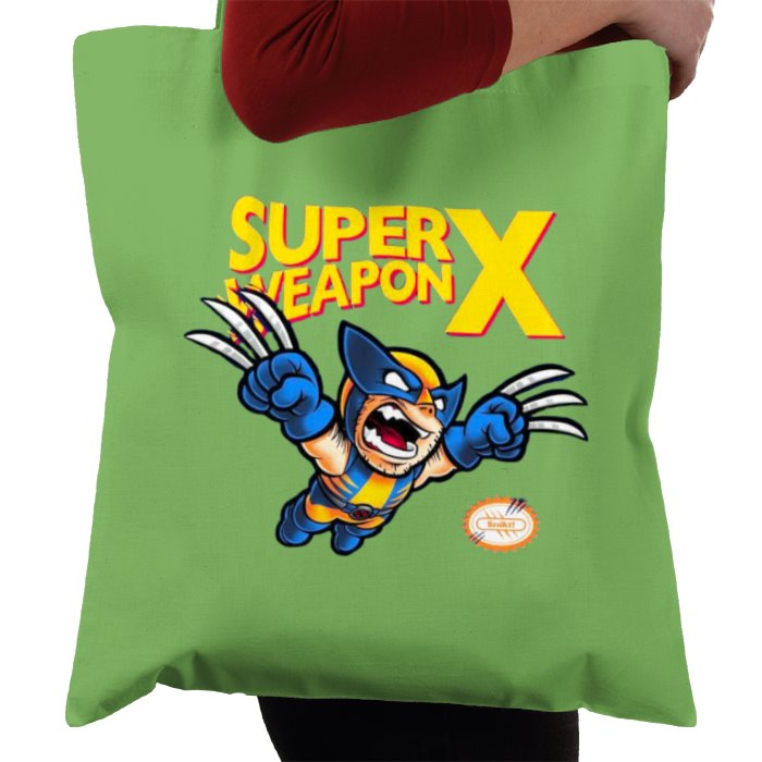 Super Mario Bro's & Wolverine - Super Weapon X Tote Bag