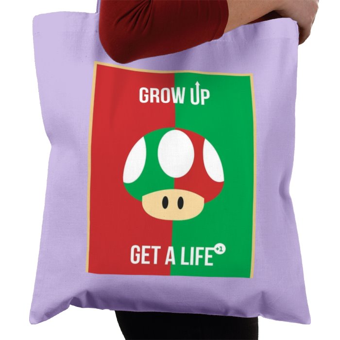 Super Mario Bro's - Get A Life Tote Bag